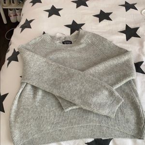 Top shop grey knitted sweater